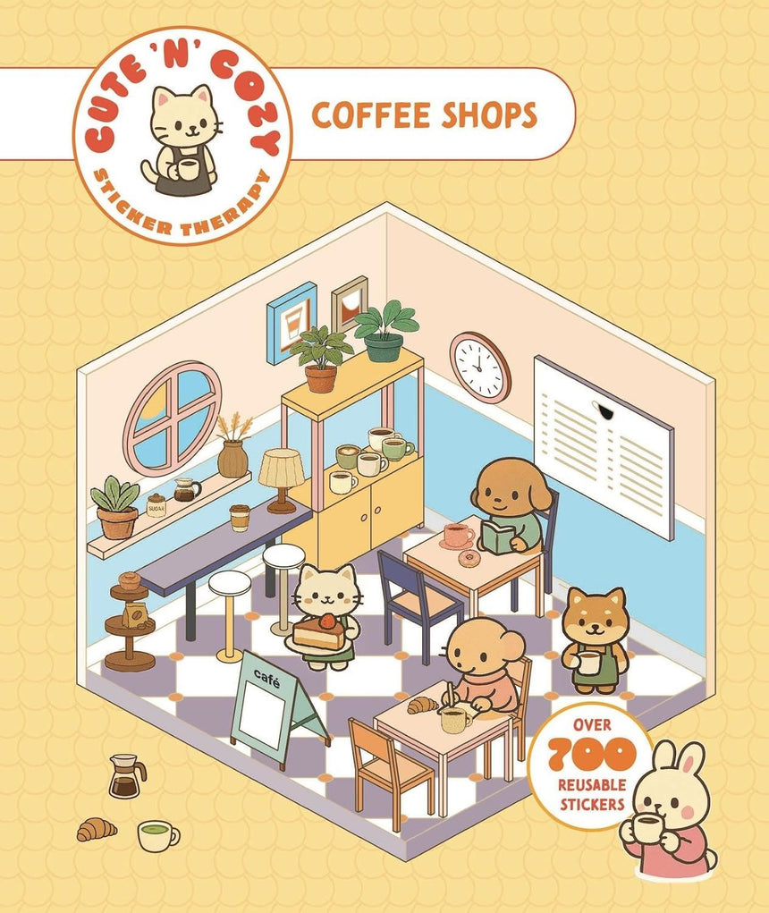 Cute N Cozy Sticker Therapy: Coffee Shops