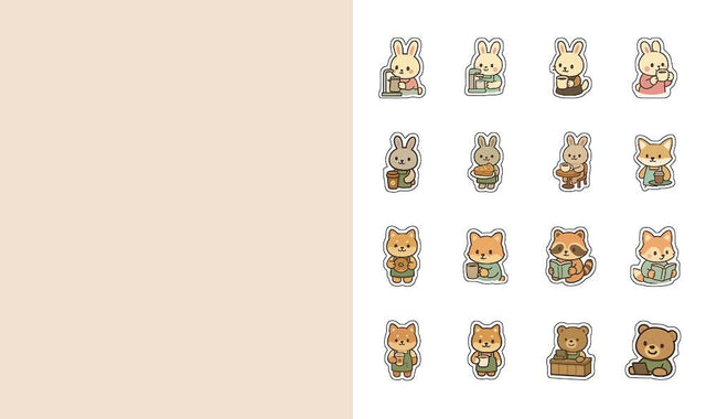 Cute N Cozy Sticker Therapy: Coffee Shops