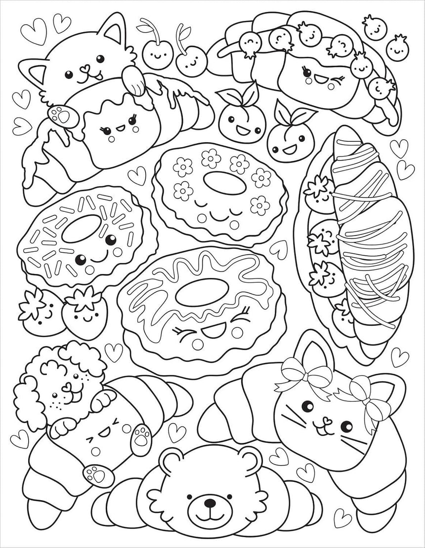 Cutie Colouring: Cafe Cuties