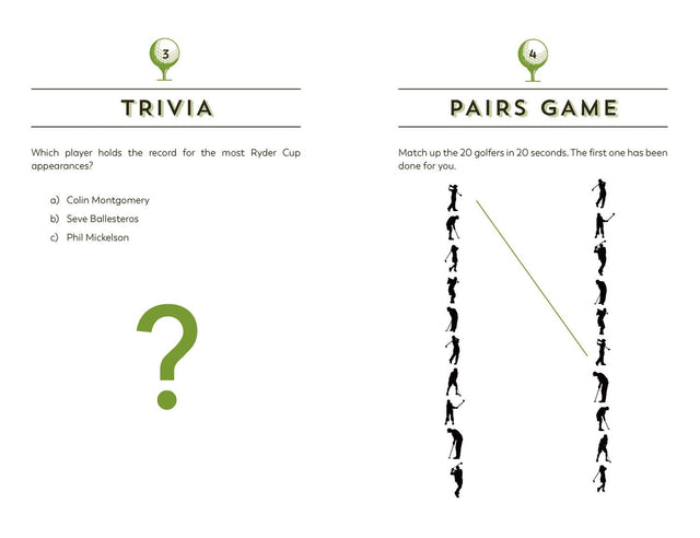 Golf Puzzle Book