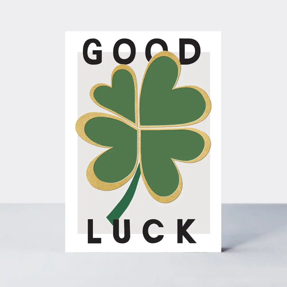 Good Luck Clover Card