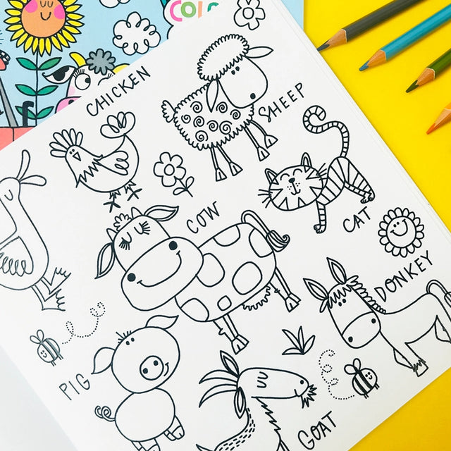 Farm Colouring Book