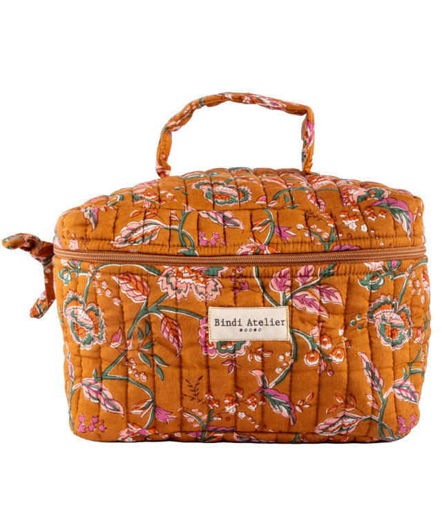 Quilted Handle Vanity Pouches