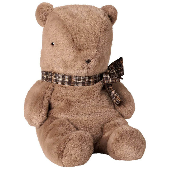 Large Plush Teddy Bear: Dark Mushroom