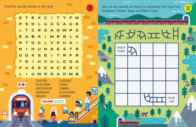 Usborne Minis: Things To Do On A Train