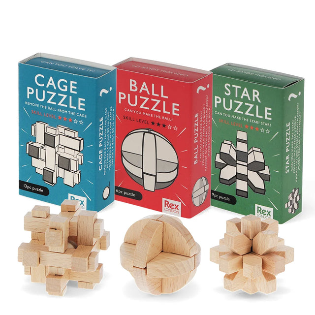 Mini Wooden Puzzles