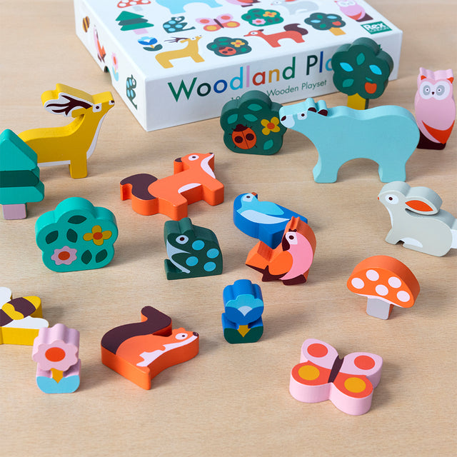 Wooden Woodland Play Set