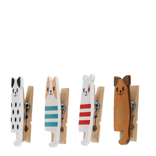 Wooden Dog Pegs
