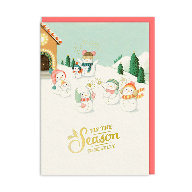 Tis The Season Snowmen Card
