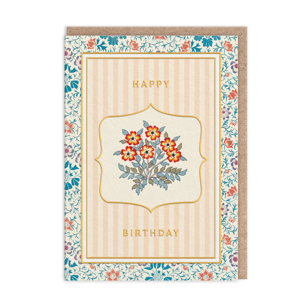Garden Flower Birthday Card