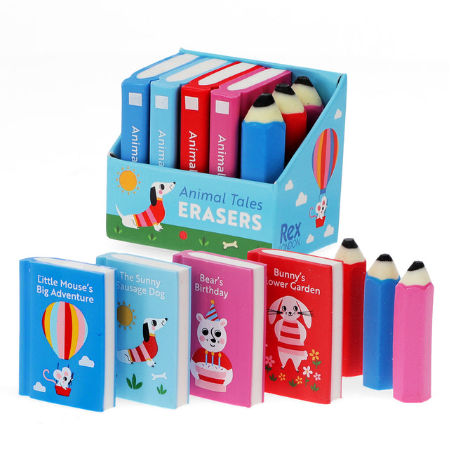 Animal Tales Erasers