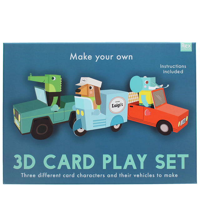 3D Animal Automobiles Craft Playset