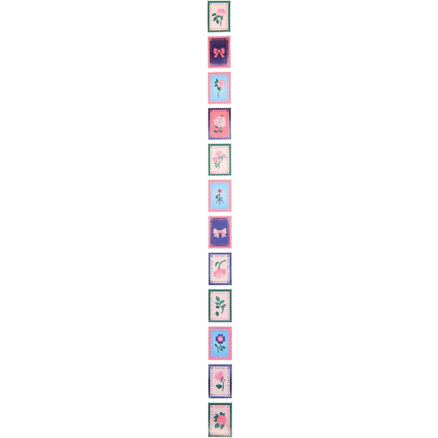 La Vie En Rose Mini Sticker Stamps