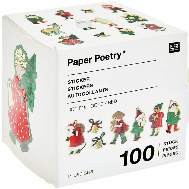 Christmas Market Sticker Roll