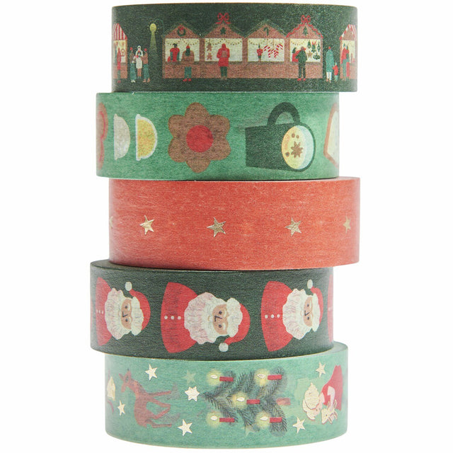 Christmas Market Washi Tape Set