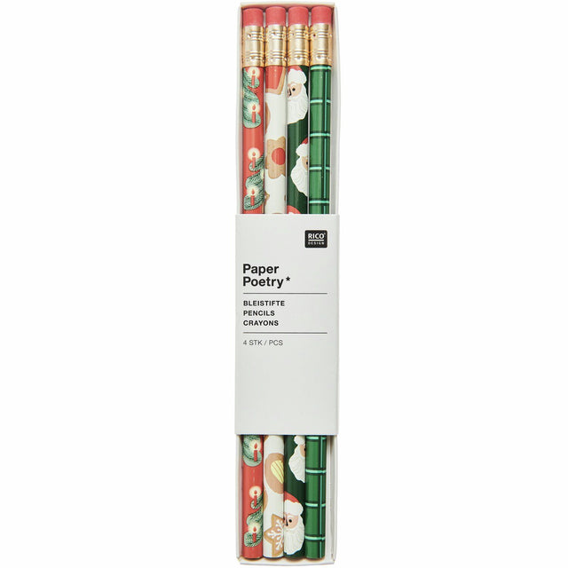 Christmas Market Pencil Set