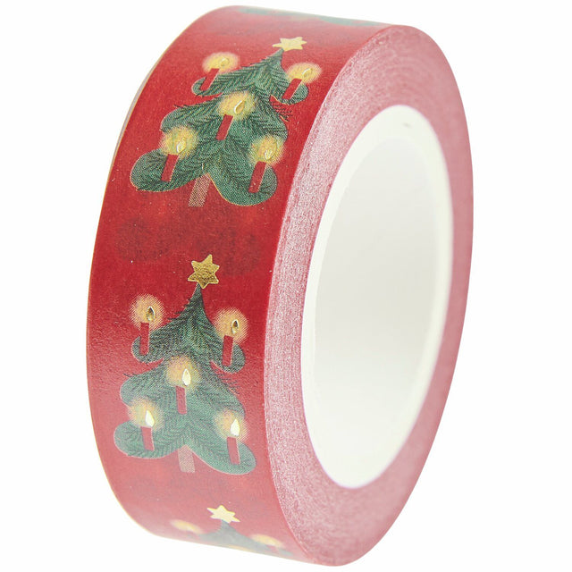 Red Christmas Tree Washi Tape