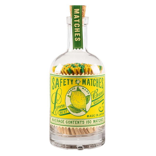 Lemon Stamp Match Bottle