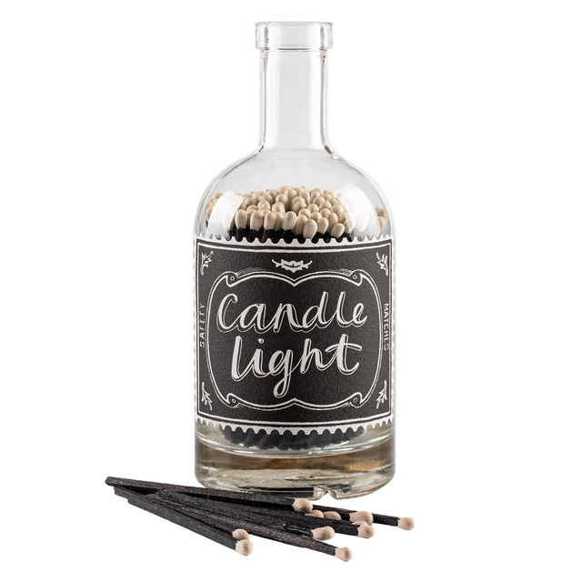 Candle Light Stamp Match Bottle