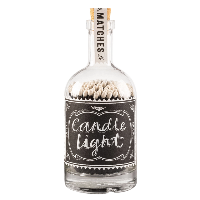 Candle Light Stamp Match Bottle