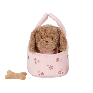 Jackie Plush Dog In Bag