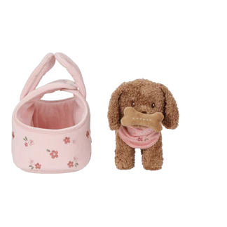 Jackie Plush Dog In Bag