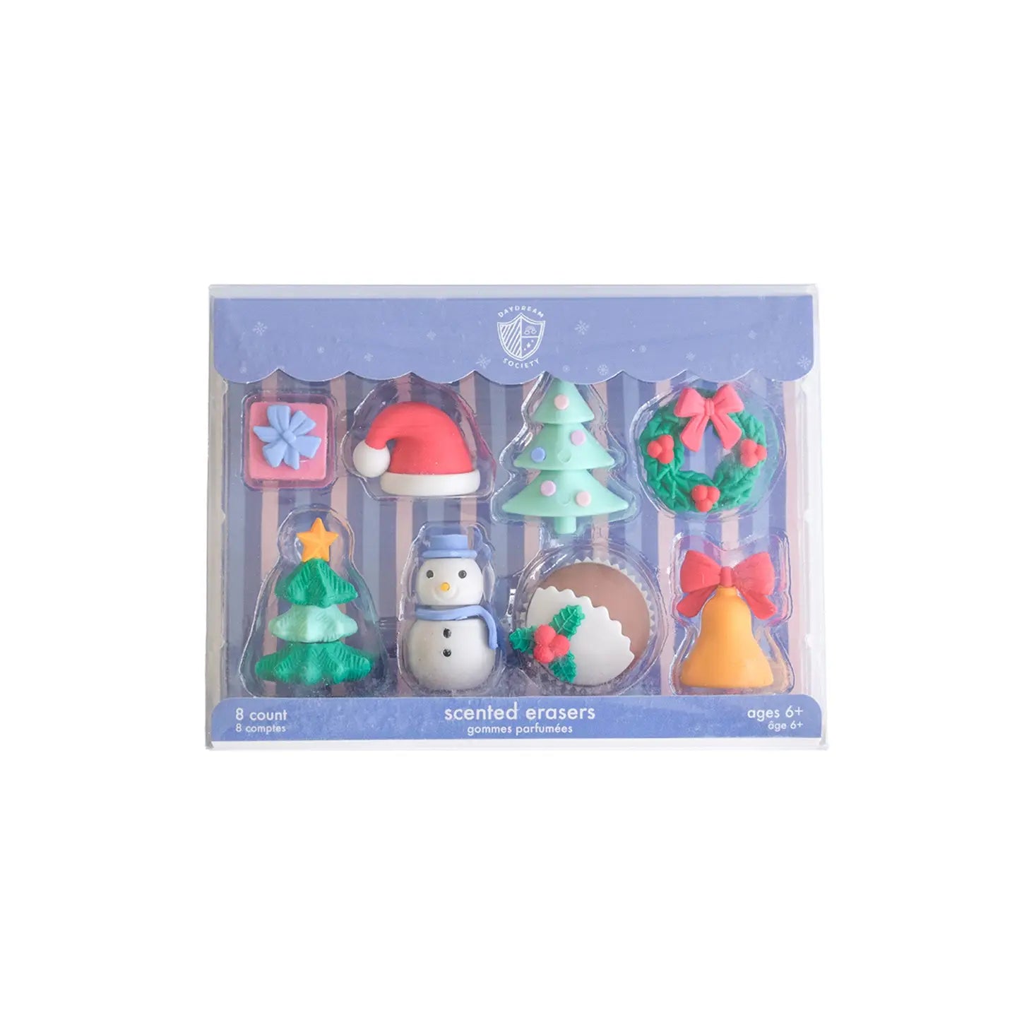 Christmas Eraser Set