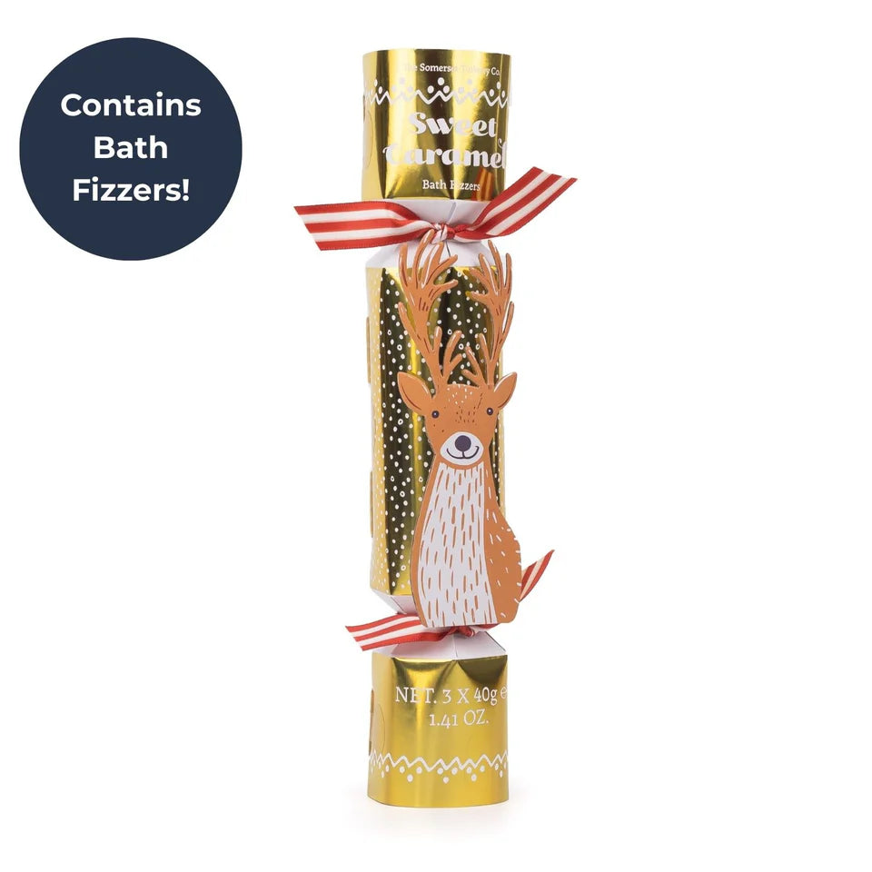 Festive Bath Fizzers Reindeer Cracker
