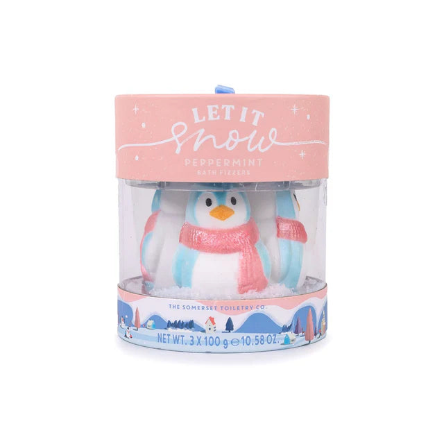 Let It Snow Penguin Bath Fizzer Set