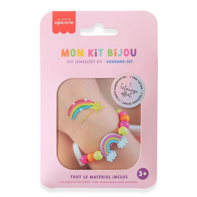 Rainbow Bracelet & Tattoo Kit