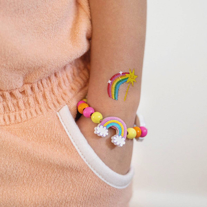 Rainbow Bracelet & Tattoo Kit