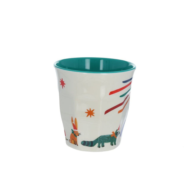 Small Festive Animals Melamine Cup