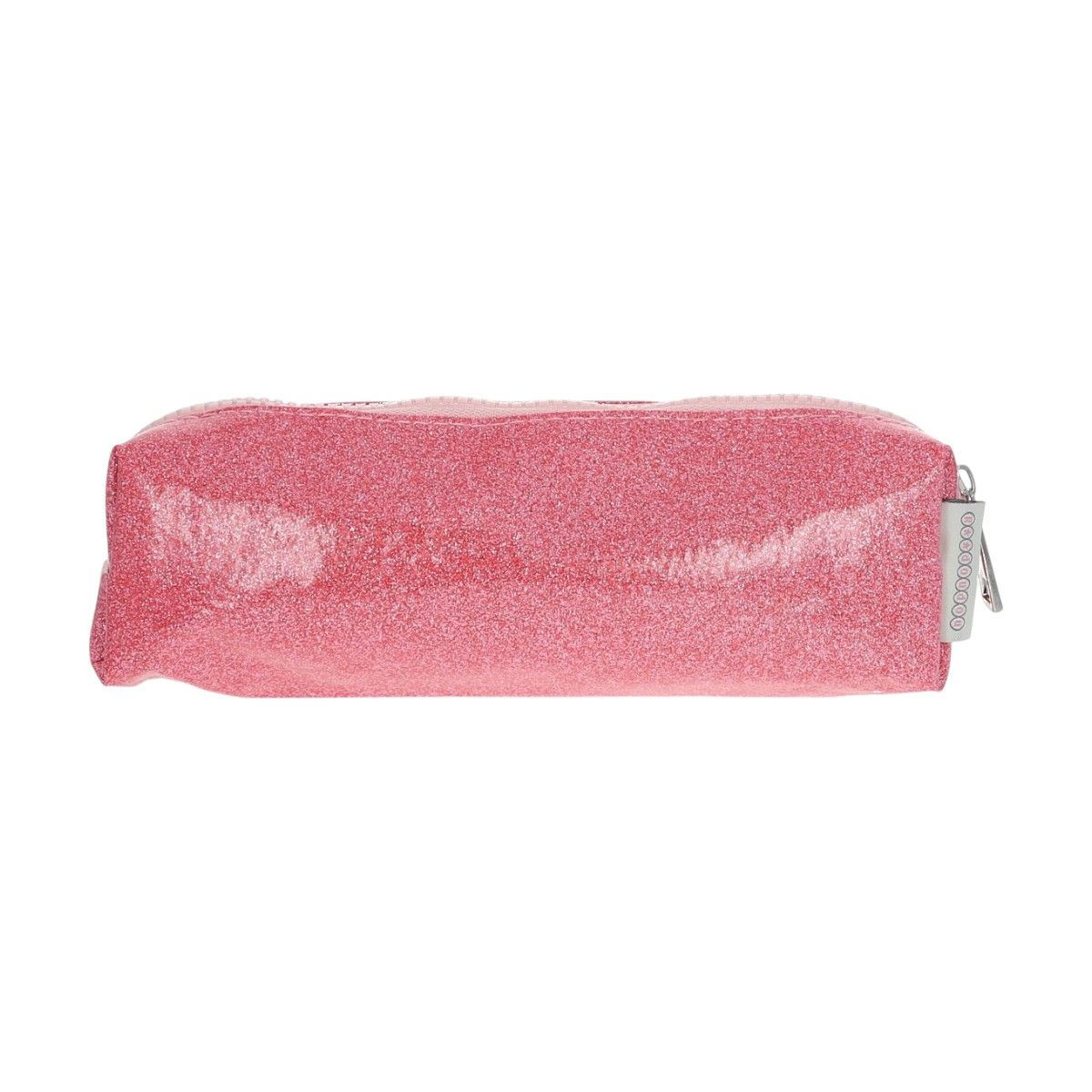 Coral & Pink Sequin Pencil Case