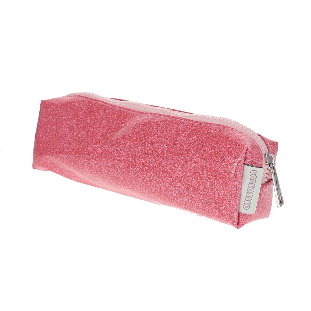 Coral & Pink Sequin Pencil Case