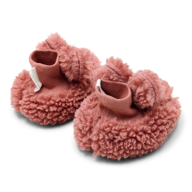 Blush Pink Teddy Booties