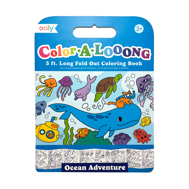 Fold Out Colouring Book: Ocean Adventure
