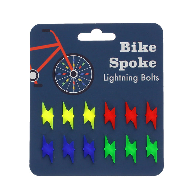 Bicycle Spoke Decorations: Lightening Bolts
