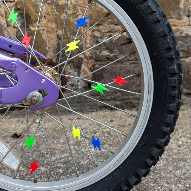 Bicycle Spoke Decorations: Lightening Bolts