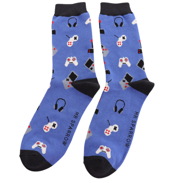 Gaming Royal Blue Men’s Socks