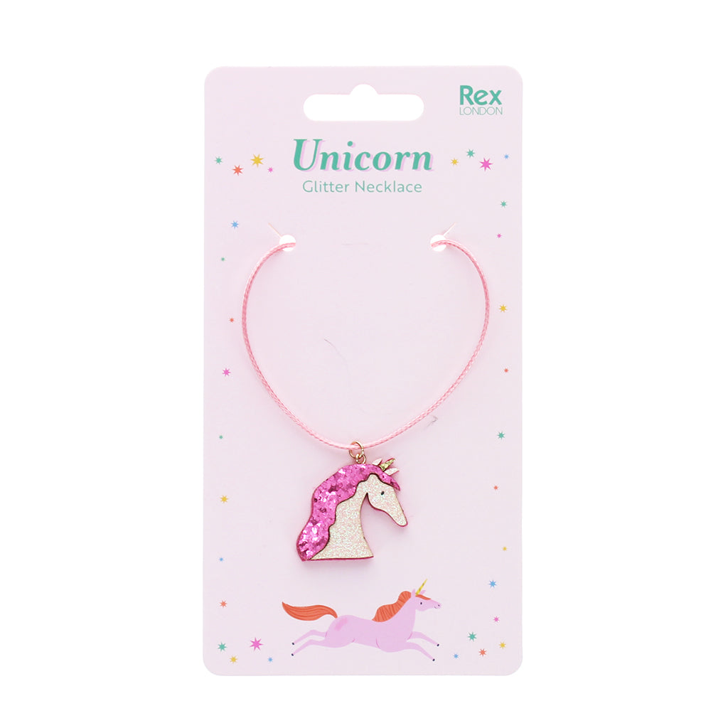 Unicorn Glitter Necklace
