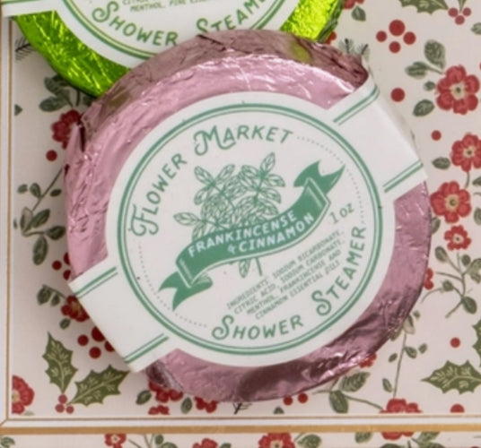 Aromatherapy Shower Steamers: Frankincense & Cinnamon