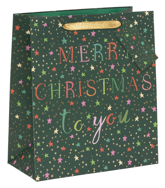 Exquisite Christmas Medium Gift Bag