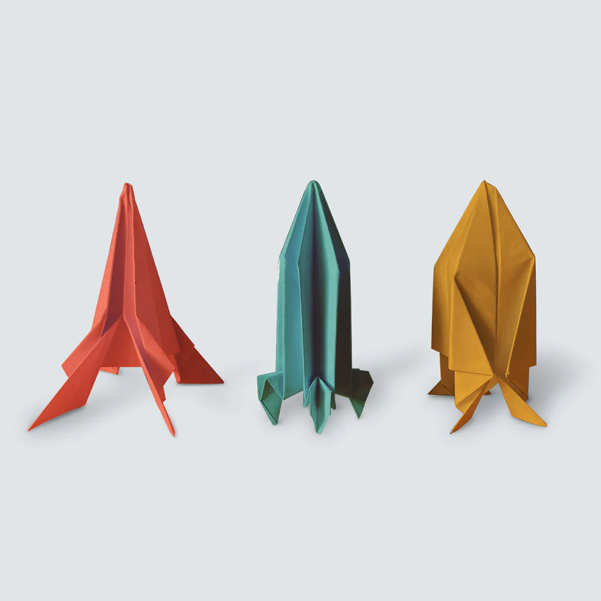 Flying Paper Rockets