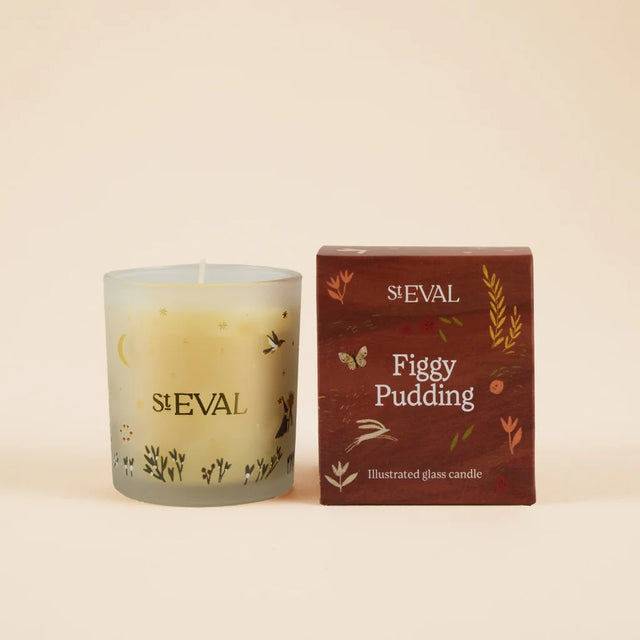 Wonderland Glass Candle: Figgy Pudding
