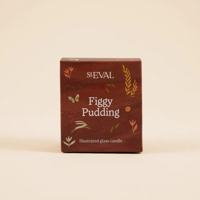 Wonderland Glass Candle: Figgy Pudding