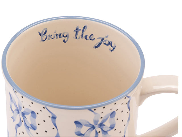 Bring The Joy Blue Mug