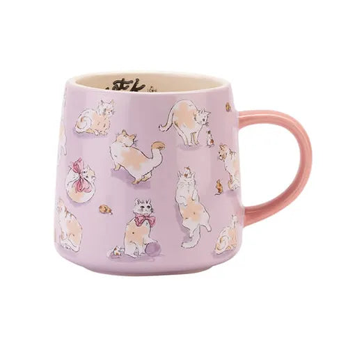 Pink Cat Billie Mug