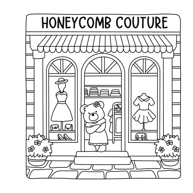 Cute Shop: Cute & Cozy Colouring Book