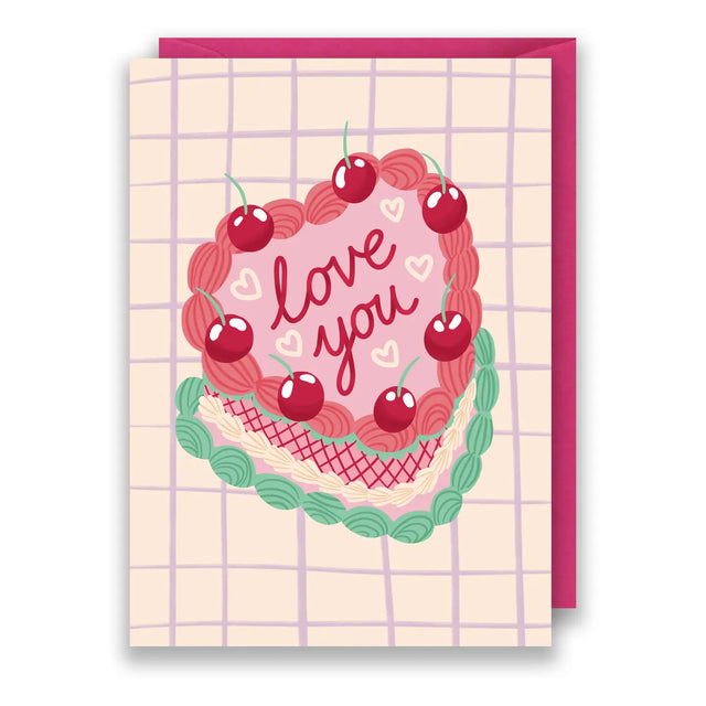 Love You Cake Card