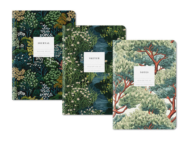 Nature Stitched Notebooks
